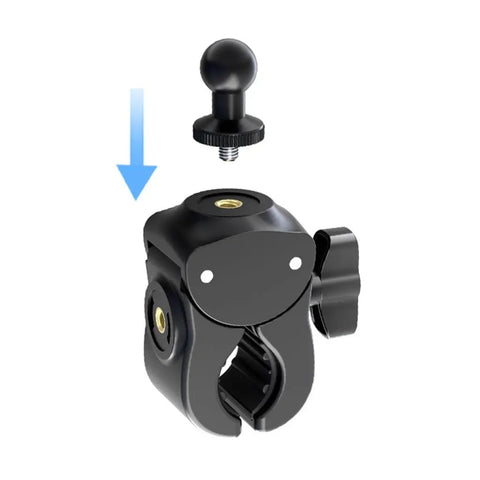 4 Piece 17mm Ball Head Mount Adapters With One Quarter Inch Screw For Camera And Device Mounting Systems Ideal For Action Cameras Dash Cams Vlogging Gear And Accessories, black 17mm mount adapter with 1/4 inch screw