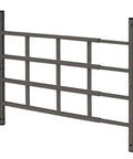 Front view of Carbon Steel Fixed 4 Bar Window Grill Guard For Home Security And Kid Safe Protection, Adjustable From 23.5 Inches To 38 Inches.