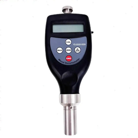 Big League Portable Wood Density Meter Delivering Plus Minus 0.01 G Cm Cubic Precision With No Sweat Calibration And Quick Average Calculation Setup For Lumber Contractors Measuring Heavy Timber On Site - front view with buttons.