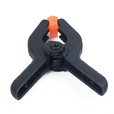 Rock Strong Spring Clamps For DIY Pros Hard Plastic Woodworking Tools 2 Inch Grip Set To Hold Projects Tight Like A Pro, black clamp