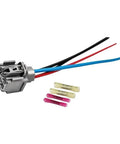 Straight Swap Blower Motor Wire Connector Kit For Ford F250 2017 To 2022, tough plastic plug with wires and terminals.