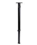 Game Changer Heavy Duty Telescoping Table Slider Leg With Slick Height Adjustments For RVS Campers Boats And Trailers, black aluminum support leg.