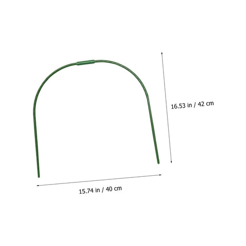 Arch Shaped Greenhouse Frame Kit With Plant Support Rack For Shade Net And Insulation Film, Washable And Reusable, Folds Flat For Easy Storage, Keeps Your Greens Safe From Frost, Birds, And Harsh Sunlight