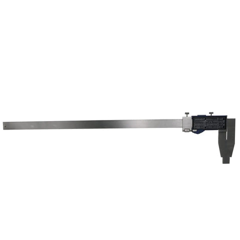 Electronic Digital Vernier Micrometer Caliper With 0 To 500mm Range, 0.01mm Resolution displayed with stainless steel jaws and LCD screen.