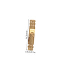 Brass Hidden Hinges Set For Wooden Boxes And Cabinets 25 Pieces Invisible Concealed Barrel Hinge dimensions shown