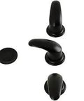 Legacy Bidet Faucet In Matte Black With Solid Brass Construction Deck Mount Design Duraseal Washerless Cartridge One Half Inch NPSM