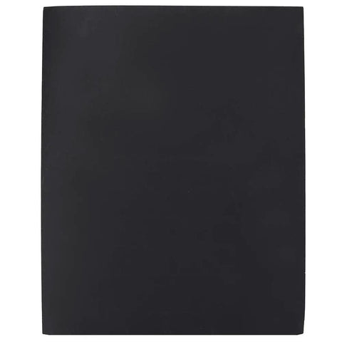 Top Notch 100 Pack Waterproof Sandpaper Sheets With High Grade Aluminum Oxide And Silicon Carbide For Woodworking Auto Projects and Construction Tasks Featuring Durable Yellow Paper Finish Made To Handle Any Heavy Duty Smoothing Job You Might Have, black sheet image.