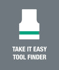 Zyklop 13/16 Inch Socket 3/8 Inch Drive With Ball Stop Groove, Knurled Grip For Easy Manual Use, Take It Easy Tool Finder graphic
