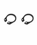 200 Pcs Three Eighths Inch Snap Rings Assortment Kit C Clip External Retaining Rings on white background.