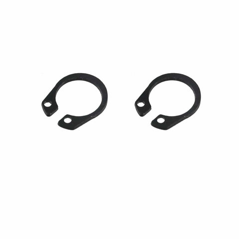 200 Pcs Three Eighths Inch Snap Rings Assortment Kit C Clip External Retaining Rings on white background.