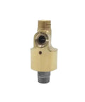 Pro Grade 360 Degree Cooling Water Copper Two Way Rotary Joint With Left Threaded Connection, Heavy Duty High Flow Rotary Union, Smooth Bearing Driven Swivel, Leak Resistant Industrial Connector For 1.5 Inch DN40 Systems brass rotary joint