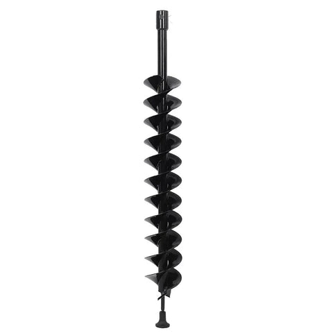 20mm Post Hole Digger Attachment With Manganese Steel Build, 10cm Blade Diameter, Lightweight and Portable for Gardening shown vertically