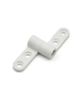 White plastic hinge from Beefy Heavy Duty Door Hinges 2 Pack With 360 Degree Rotation And Quiet Closing For Smooth Any Angle Positioning