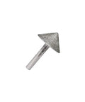Heavy Duty Diamond Coated Tapered Drill Bit Smoothing Out Rough Edges And Killing Burrs On Glass Ceramic Marble Wood With Slick 8mm Shank Grip For No Sweat Setup