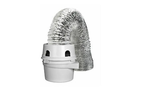 Indoor Clothes Dryer Vent Kit With 4 Inch By 5 Foot ProFlex Duct For No Fuss Indoor Venting In Apartments Condos And RVs