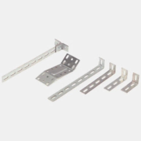 Heavy Duty Mounting Bracket With Fasteners For 1 By 5 Slot Vans And Trucks Silver MB113 displayed on white background