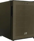 Thermoelectric 20 Bottle Wine Cooler With Touch Sensitive Controls Gray Finish Built For Your Home Bar Or Kitchen Quiet Energy Efficient Wine Refrigerator With Easy Access Storage And Temperature Stability front view