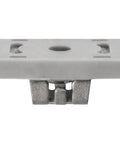 Badass 10 Pack Front And Rear Bumper Specialty Nut With Sealer Pastisol Pad Zinc Oem Replacement Fastener for Ford Edge with gray and silver finish.