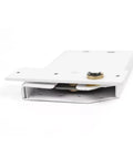White Wall Bed Springs Mechanism Hardware Kit With Twin Hinge For Horizontal And Vertical Bed Installations close-up view