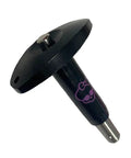 All In One Roller Skate Bearing Tool With T5 Skate Tool For Easy 8mm Bearing Removal On Roller Skates Scooters And LongBoards Universal Fit Durable Lightweight Compact Portable Kit, black metal tool with logo.