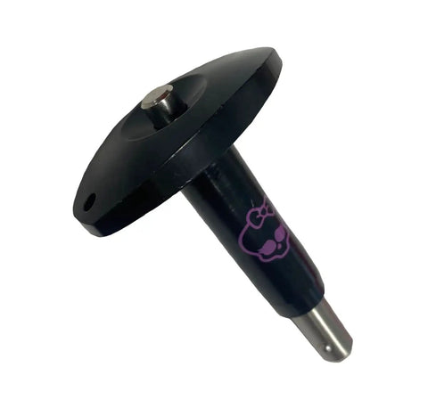 All In One Roller Skate Bearing Tool With T5 Skate Tool For Easy 8mm Bearing Removal On Roller Skates Scooters And LongBoards Universal Fit Durable Lightweight Compact Portable Kit, black metal tool with logo.