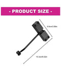 Beefy Stainless Steel Hydraulic Door Closer With Adjustable Speed dimensions 15.3 cm length, 9.9 cm width for L/R swing doors.