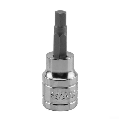 Three Eighths Inch Drive Metric Hex Bit Socket Set In Chrome Vanadium Steel, 2mm-10mm, impact driver compatible socket