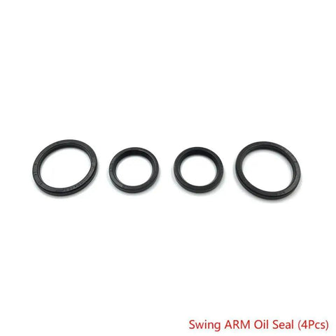 Swing arm oil seal set (4 pcs), All In One Motorcycle Swing Arm Repair Kit With Needle Roller Bearings Bushings And Oil Seals For DRZ400 Series RM125 And RM250 Plug And Play DIY Friendly Maintenance Kit For Smoother Ride And Long Lasting Performance