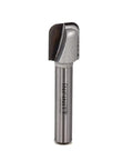 One Quarter Inch Shank Bowl And Tray Router Bit With Seven Sixteenth Inch Cutting Diameter One Half Inch Cutting Height One Eighth Inch Radius Carbide Tip Heavy Duty Built For Tough Jobs For Handheld Or Table Mounted Wood Router in metal finish