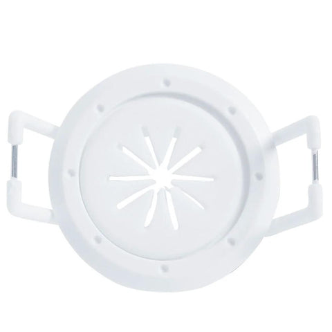 White Construct Pro Speedy’Z mini spring-lock cable pass-through port with side mounting arms.