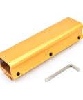 Six Inch Jointer Planer Blade Sharpener Aluminum Woodworking Knife Sharpening Jig showing the aluminum casing and hex key.