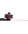 Upgraded Router Table Saw Roller Feeder With One Way Bearings And Anodized Aluminum Body For Reliable Kickback Protection and Steady Wood Feed Control Built Rock Solid For Real Shop Jobs, close-up of roller unit.