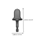 5 Piece HVAC Tube Expander Kit With Pro Flaring Tool And Swaging Bits for Tube Flaring, Bearing Steel, Side View, Size 2.44 in Height