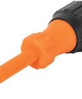 Close-up of handle from Insulated Screwdriver Set 1000V Rated With 6 Piece Kit Featuring 3 Phillips 2 Slotted And Square Tips Made In USA