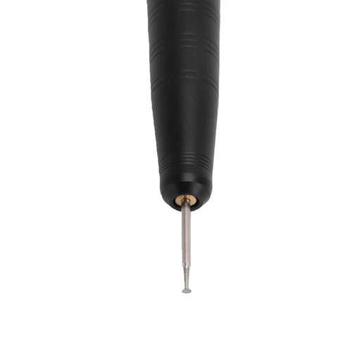 Tip close-up of Cordless Rotary Tool Kit Mini With 12 Attachments And 3 Variable Speeds, Electric Grinding Pen for precision work.