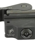 Trijicon MRO Red Dot Sight With Low Mount Standard Height For AR Rifles Black Finish showing mount detail