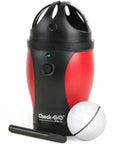 Pro Grade Sweet Spot Golf Ball Locator And Liner With Gyro Spin Tech with marking pen, golf ball, and batteries included.