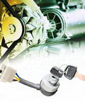 Six Wire Ignition Key Switch for 2.5 to 6.5KW 188F Gas Generators with two keys and wiring harness, shown against generator background.
