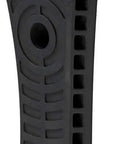 Side view of black 0.70 Inch Rubber Recoil Pad For Synthetic Rifle Stocks, Enhanced Butt Pad Fits CTR MOE Mil-Spec STR ACS-L ACS Stocks