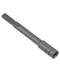 Adapter For Driver With 83mm Reach, Compact DIY Multitool Accessory, Easy In Out Quick Connect, Slim Flat Connection in gray steel.