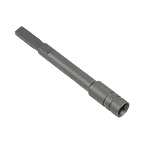 Adapter For Driver With 83mm Reach, Compact DIY Multitool Accessory, Easy In Out Quick Connect, Slim Flat Connection in gray steel.