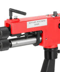 Pro Grade Bead Roller Bending Machine For Sheet Metal 7 Inch Manual Forming Tool With 6 Die Set; close-up side view