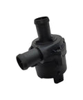 12V Electric Water Pump For Chevrolet Bolt EV And Buick Lacrosse showcasing a black plastic pump with two inlet/outlet fittings.
