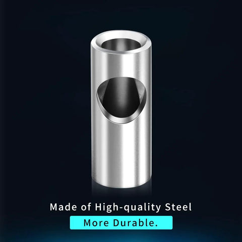 Silver steel pinion gear adapter sleeve for RC motors; hollow cylindrical shaft adapter