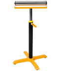 Heavy Duty Roller Stand Shop Workhorse 170 Lb Load Capacity Height Adjustable 27.5 To 46.6 Inches with chrome drum and steel base