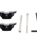 Heavy Duty Steering Lockdown Compatible With Subaru Crosstrek Wilderness 2024 2025 Ascent WRX Forester Outback Steering Shock Absorber Replacement Part Perfect Fit for Your Rig. black metal clamp kit with bolts and Allen key