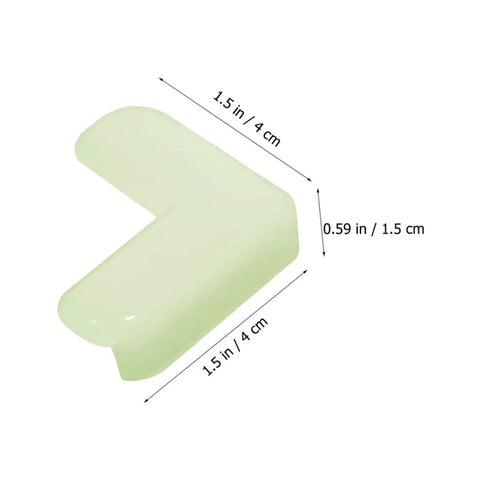 10 Pack Light Green PVC Corner Guards With Double Sided Adhesive For Safe Furniture Edges And Wall Protection Easy Install