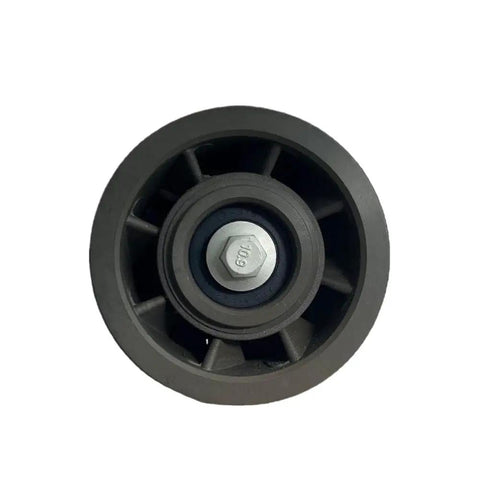 Upgrade Your Ride With This Smooth Supercharger Double Pulley Drive Belt Idler Set For M113K Engines In Cls55 Sl55 S55 And G55 Models From 2003 To 2008 Featuring Direct Fit Numbers 1132020419a And 1132020419, black double pulley idler with metal center.