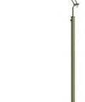 High Powered Dimmable LED Floor Lamp With Directional Shade Energy Efficient Lighting For Living Rooms Long Lifespan Over 20 Years Antique Brass Finish