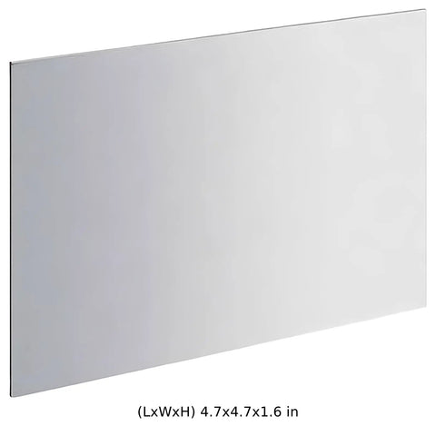 Hot Rolled Steel Plates Two Pack 4.7 by 4.7 Inch Sheets 0.16 Inch Thick 18 Gauge Weldable Low Carbon Metal